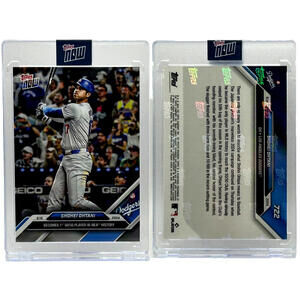 2024 Topps NOW #722 SHOHEI OHTANI LA DODGERS 1st 50/50 PLYAER IN MLB HISTORY